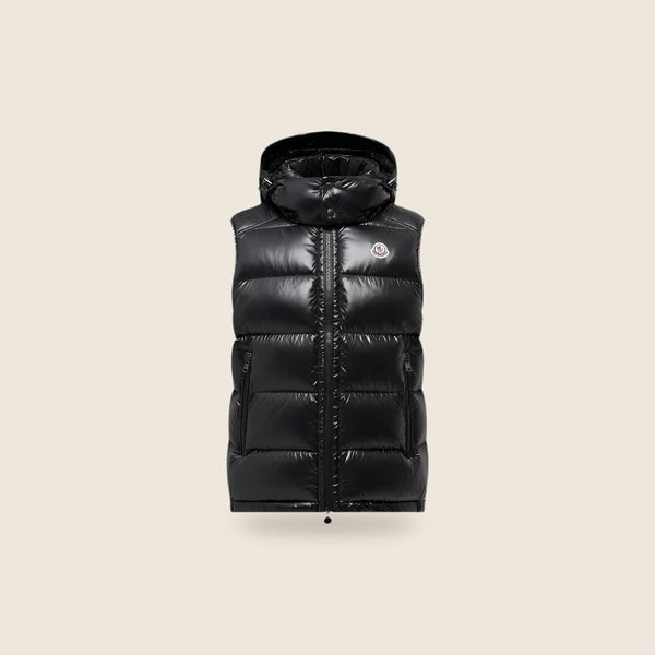 Doudoune sans manches Moncler — Noir capuche